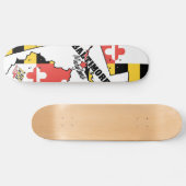 40: Baltimore, Maryland 1 Persoonlijk Skateboard (Horizontaal)