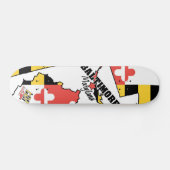 40: Baltimore, Maryland 1 Persoonlijk Skateboard (Horizontaal)
