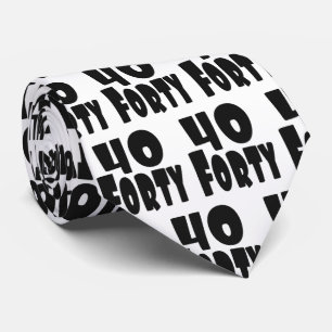 40 BIG 40 40e verjaardag Stropdas