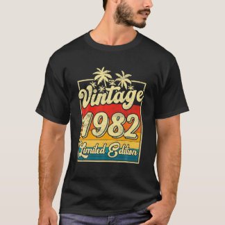 40 'Birthday' decorations Mannen 40e 'dag' 1982 T-shirt