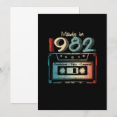 40 Birthday Gifts Year Old Made in 1982 Save The Date (Voorkant / Achterkant)