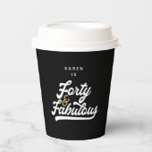 40 borden en fabelpapier papieren bekers (Voorkant)