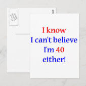 40 BRIEFKAART (Voorkant / Achterkant)