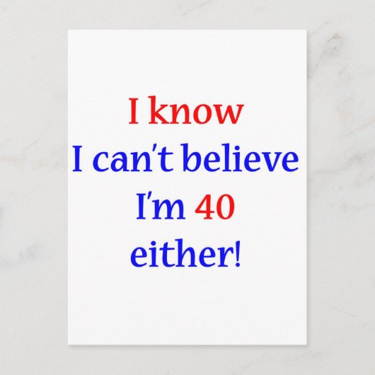 40 BRIEFKAART (Voorkant)