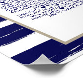 40 dingen waar we dol op zijn van jaloezie strepen poster (Hoek)