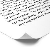 40 Dingen waar we van houden | 40e verjaardag Poster (Hoek)