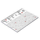 40 dingen waar we van houden. notitieboek (Linkerzijde)