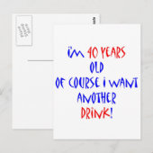 40 een andere drink briefkaart (Voorkant / Achterkant)