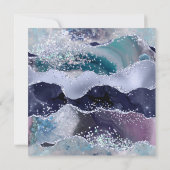 40 en Blauwgroen agaat van de Fabulous Ocean Blue Kaart (Achterkant)