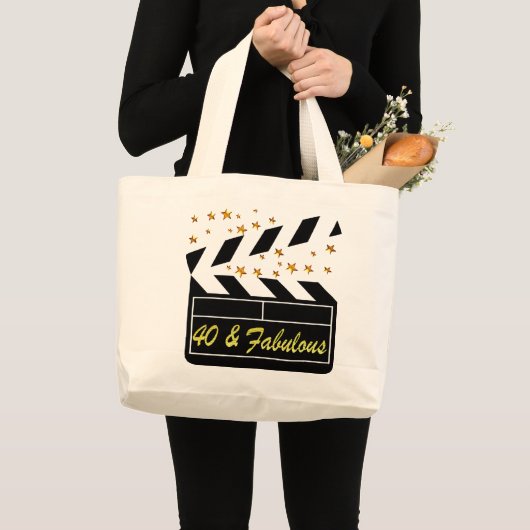 40 EN EEN FANTASTISCHE FILM QUEEN GROTE TOTE BAG (Voorkant (product))