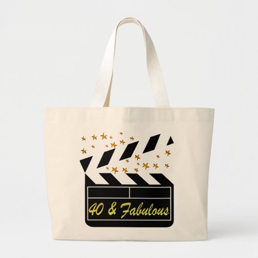40 EN EEN FANTASTISCHE FILM QUEEN GROTE TOTE BAG (Voorkant)