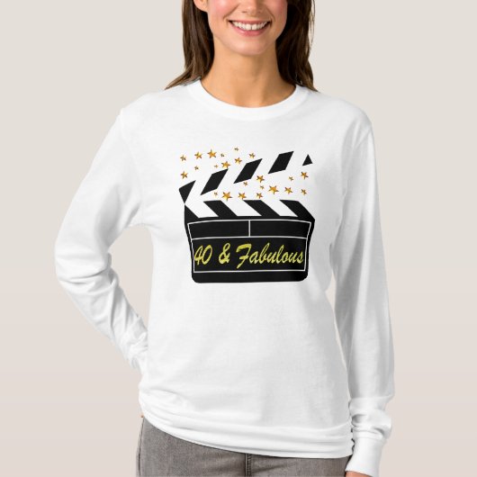 40 EN EEN FANTASTISCHE FILM QUEEN T-SHIRT (Voorkant)