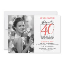 40 en een geweldig willekeurig nummer: Birthday Bl