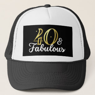 40 en fabelachtige 40ste verjaardag trucker pet