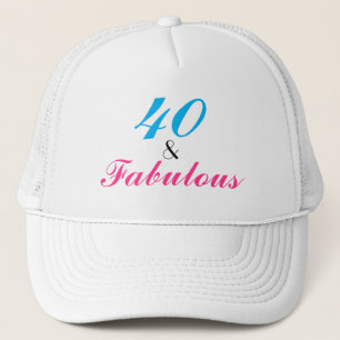 40 en Fabulous 40e verjaardag Trucker Pet