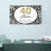 40 en Fabulous Aangepaste 40e verjaardag Spandoek (Beurs)