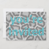 40 en Fabulous Birthday Party Photo Invitation Kaart (Achterkant)