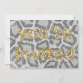 40 en Fabulous Birthday Party Photo Invitation Kaart (Achterkant)