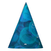 40 en Fabulous Elegant Ocean Blue Birthday Feesthoedjes (Links)