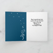 40 en Fabulous Foliage 40th Verjaardag Foto Kaart (Binnen)