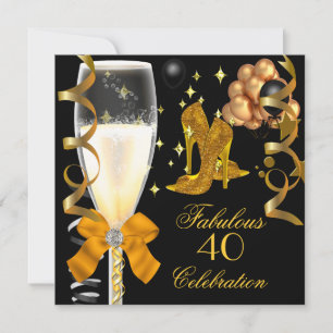 40- en Fabulous Gold Black-schotels op zaterdag Kaart