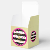 40 en Fabulous Gold Cupcake Box Bedankdoosjes (Geopend)