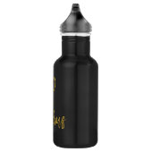 40 en Fabulous Gold Folie Verjaardag Water Fles (Rechts)