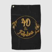 40 en Fabulous Golfhanddoek (Voorkant)