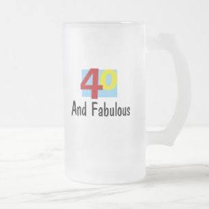 40 en Fabulous Matglas Bierpul