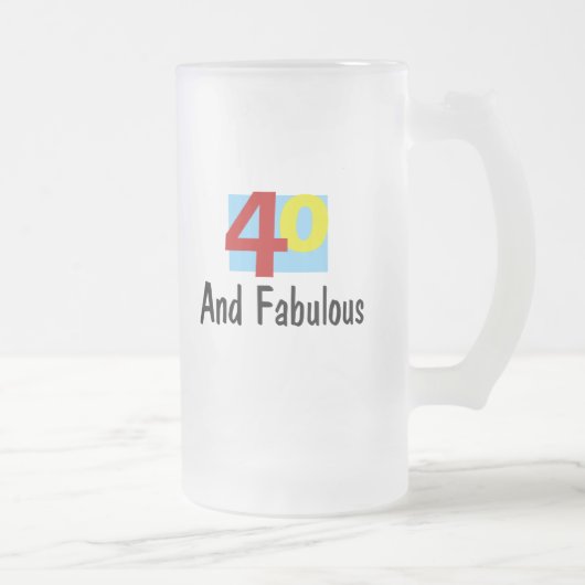 40 en Fabulous Matglas Bierpul (Rechts)