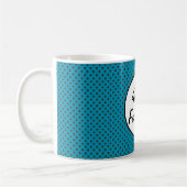 40 en Fabulous Retro Polka Dots Koffiemok (Links)