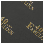 40 en Fabulous Stof (Close Up)