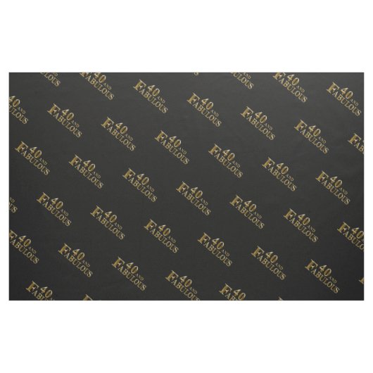 40 en Fabulous Stof (Fat Quarter)