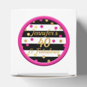 40 en Fabulous Witte Cupcake Doos Bedankdoosjes (Bovenkant)