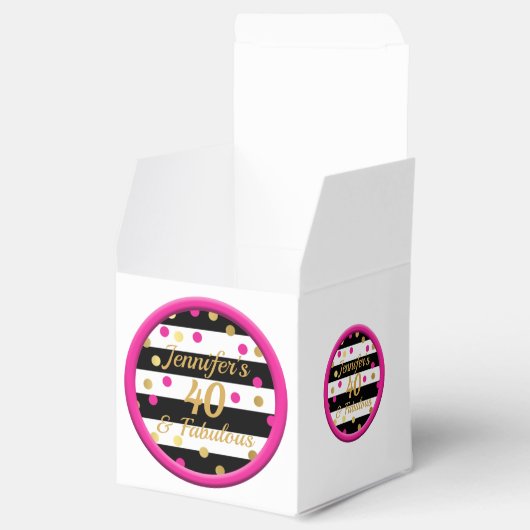 40 en Fabulous Witte Cupcake Doos Bedankdoosjes (Geopend)