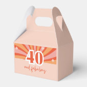 "40 en fantastisch", "dank u" cadeau retro bedankdoosjes (Achterkant)