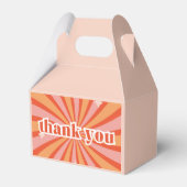 "40 en fantastisch", "dank u" cadeau retro bedankdoosjes (Voorkant Zijde)