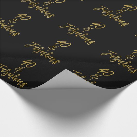 40 en fantastisch inpakpapier (Hoek)