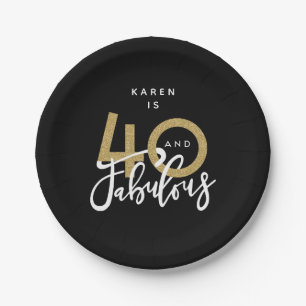 40 en fantastisch papieren bordje