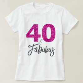 40 en fantastisch verjaardagscadeau t-shirt