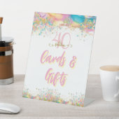 40 en fantastische Kaarten en geschenken verjaarda Reclamebord Met Voetstuk (Insitu)