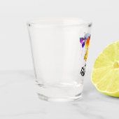 40 en fantastische verjaardagsballonnen shot glas (Links)