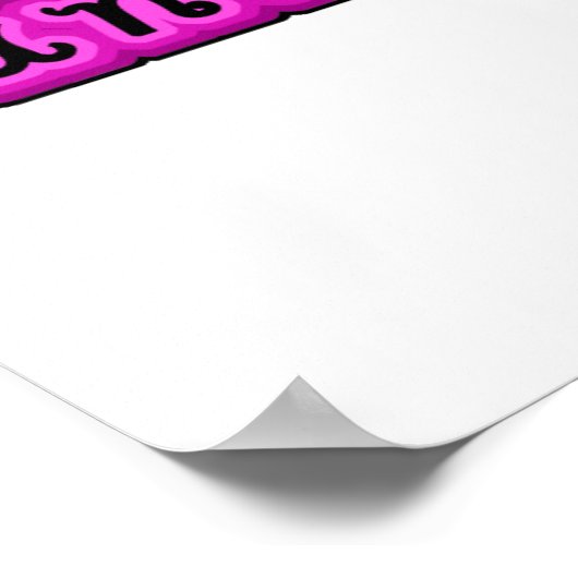 40 en feestdag poster (Hoek)