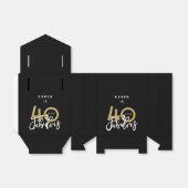 40 en geweldig bedankdoosjes (Uitgevouwen)