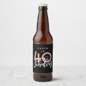 40 en geweldig bier etiket (Voorkant)