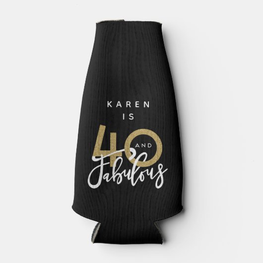 40 en geweldig flesjeskoeler (Voorkant)