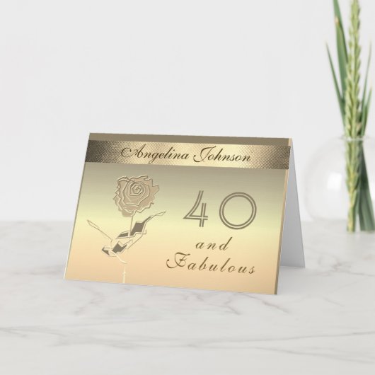 40 en geweldig goud (Voorkant)