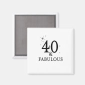 40 en geweldig magneet (Voorkant / Achterkant)