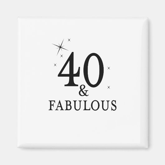 40 en geweldig magneet (Voorkant)