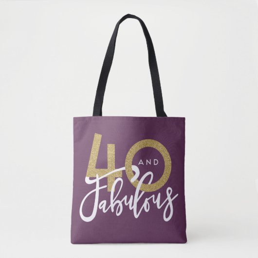 40 en geweldig tote bag (Voorkant)